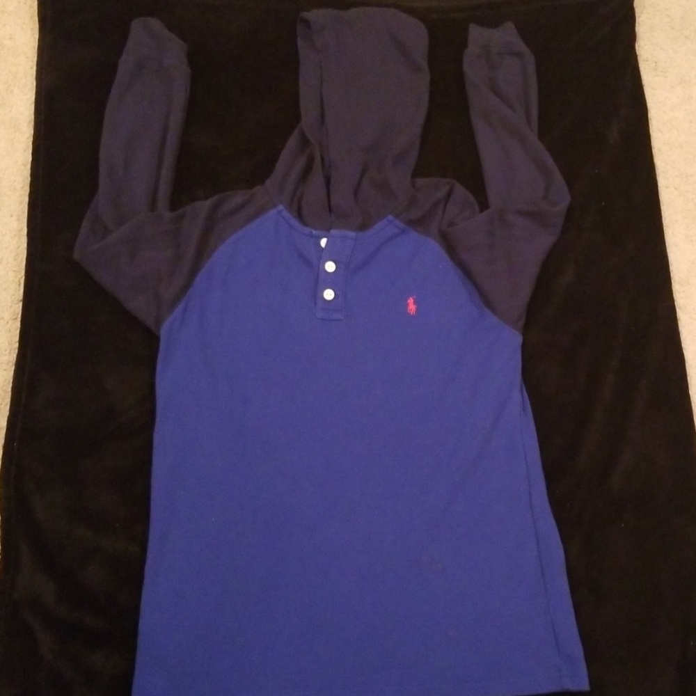 Polo pull over hoodie